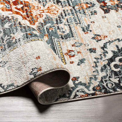 Sam Traditional Burgundy Area Rug