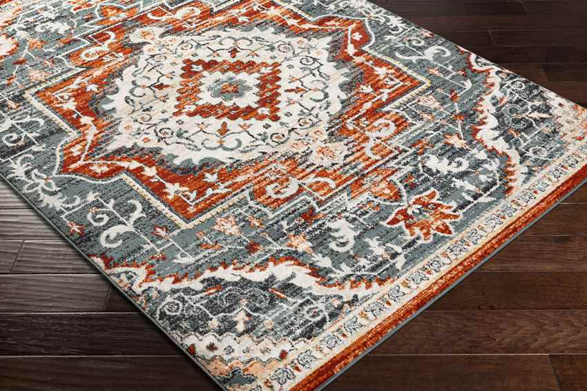 Sam Traditional Navy Area Rug