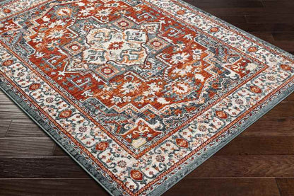 Corydon Traditional Burgundy Area Rug