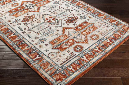 Culver Traditional Burnt Orange Area Rug