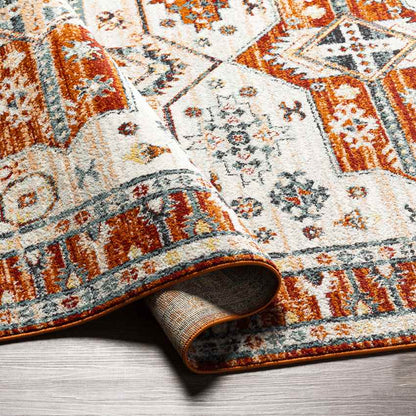 Culver Traditional Burnt Orange Area Rug