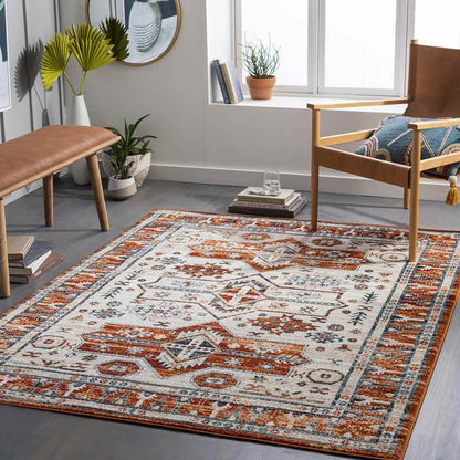 Culver Traditional Burnt Orange Area Rug