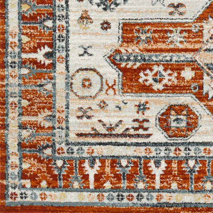 Culver Traditional Burnt Orange Area Rug