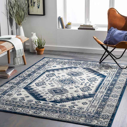 East Germantown Traditional Navy Area Rug