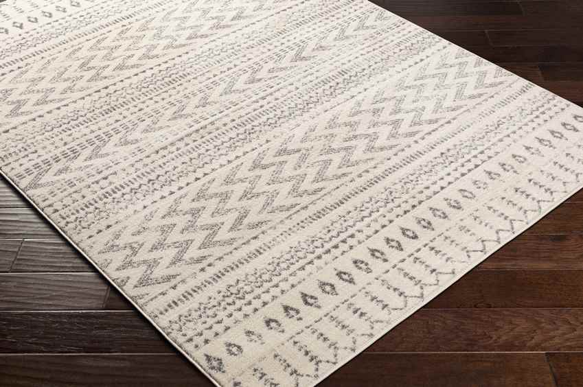 English Global Light Gray Area Rug