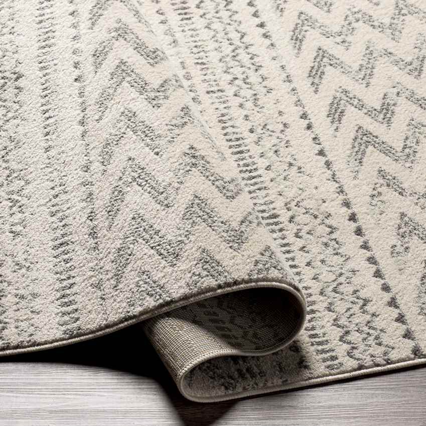 English Global Light Gray Area Rug