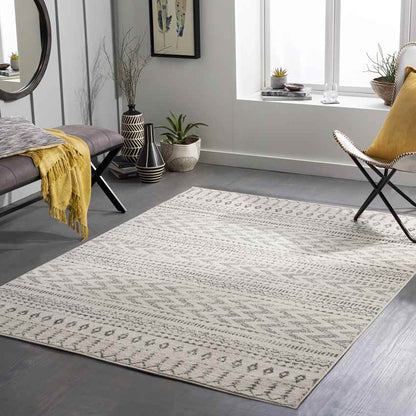 English Global Light Gray Area Rug