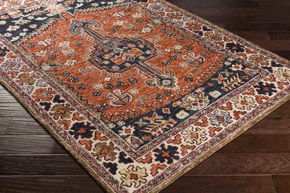 Melrose Park Traditional Rust Area Rug