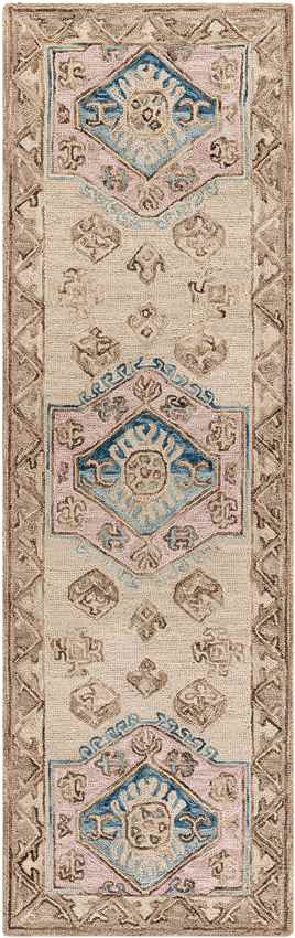 Korhorn Traditional Beige Area Rug
