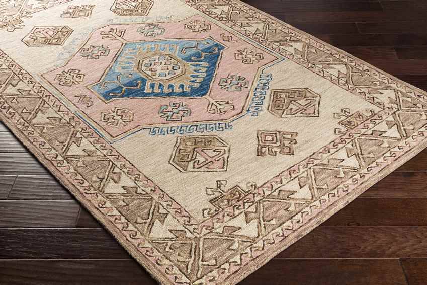 Korhorn Traditional Beige Area Rug