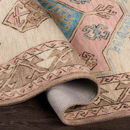Korhorn Traditional Beige Area Rug