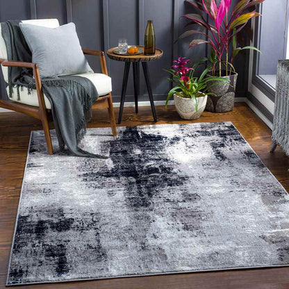 Dole Modern Black Area Rug