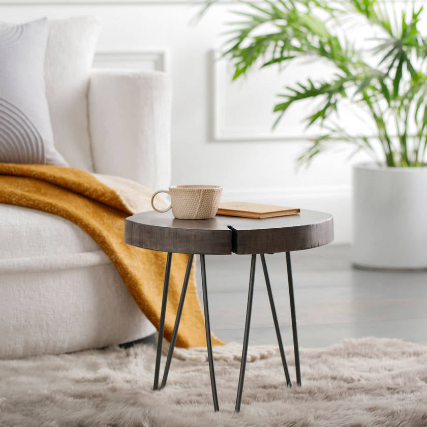 Bezau Gray End Table