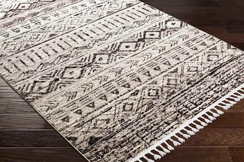 Rinard Global Dark Brown Area Rug