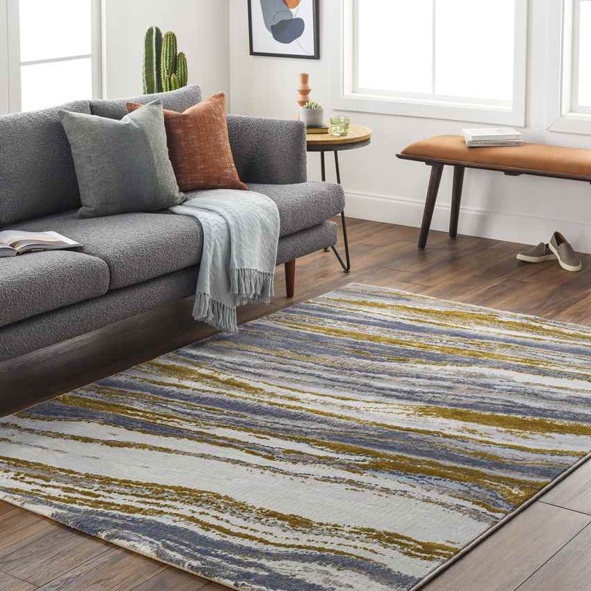 Runnells Modern Ivory Area Rug