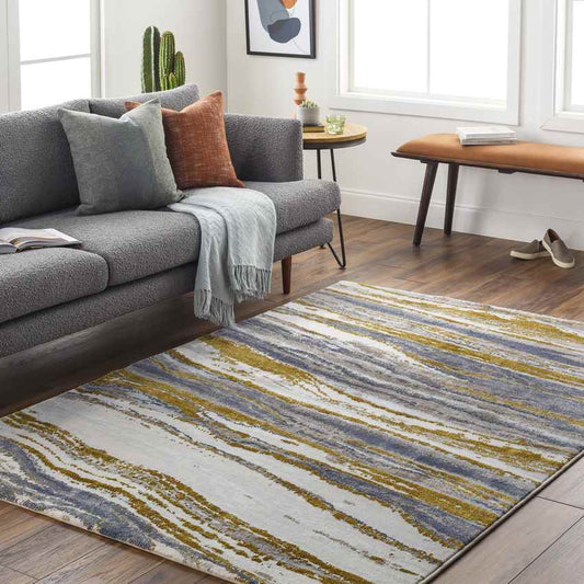 Runnells Modern Ivory Area Rug