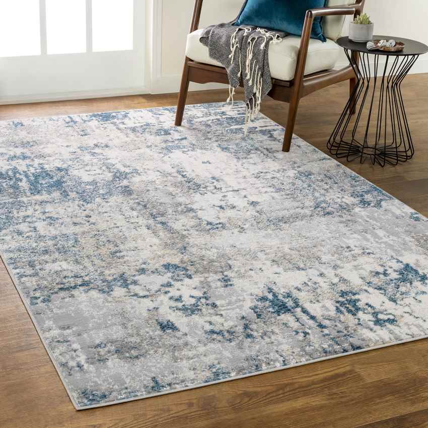 Sheldahl Modern Teal Area Rug