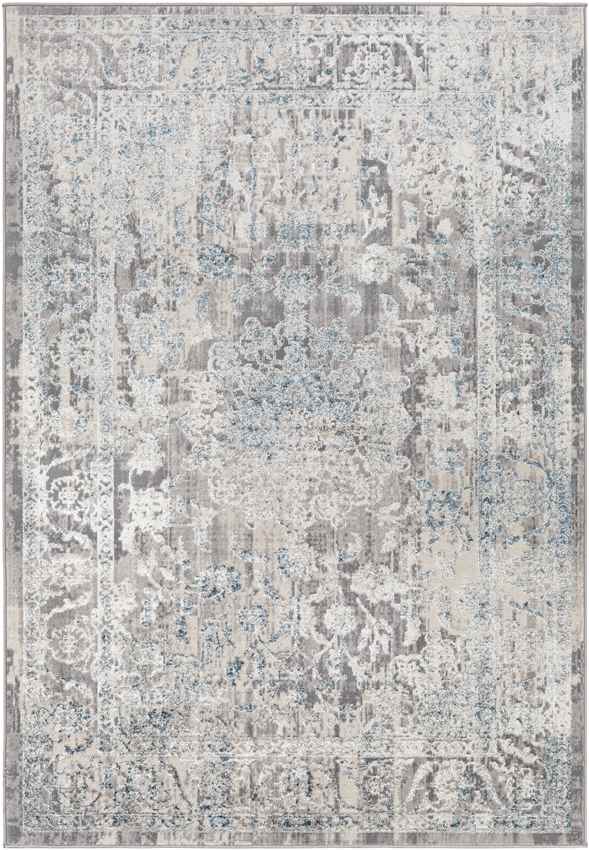 Sioux Rapids Traditional Dark Gray Area Rug