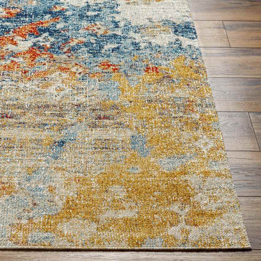 St Donatus Modern Burnt Orange Area Rug