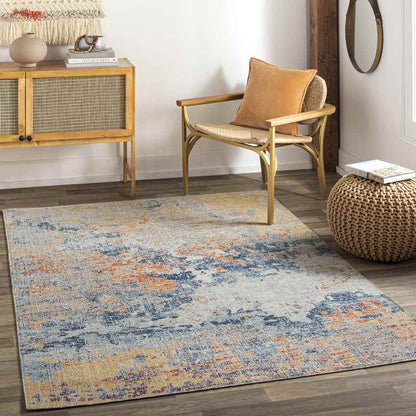 St Donatus Modern Burnt Orange Area Rug