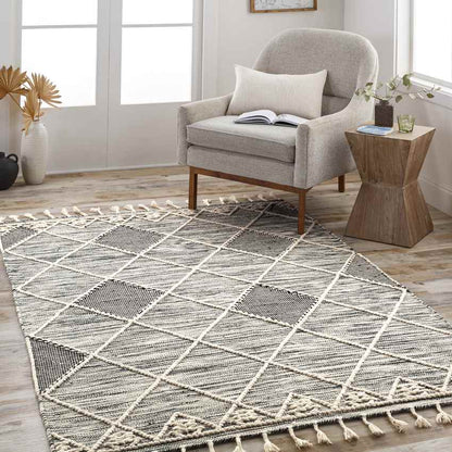 Udall Global Black Area Rug