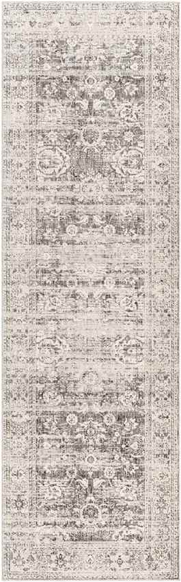 Van Wert Traditional Charcoal Area Rug