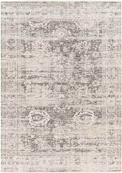 Van Wert Traditional Charcoal Area Rug