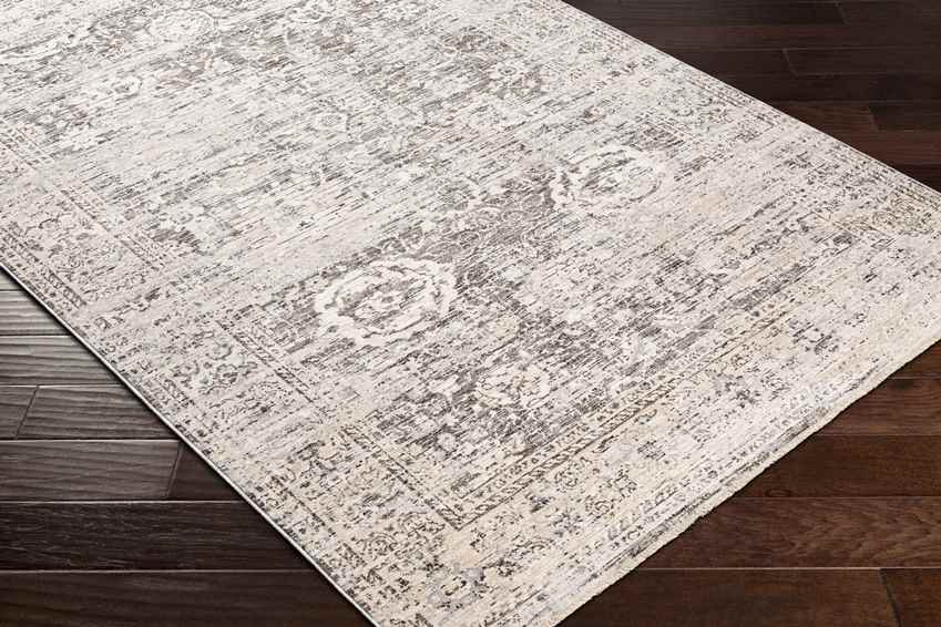 Van Wert Traditional Charcoal Area Rug
