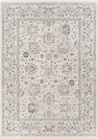 Villisca Traditional Beige Area Rug