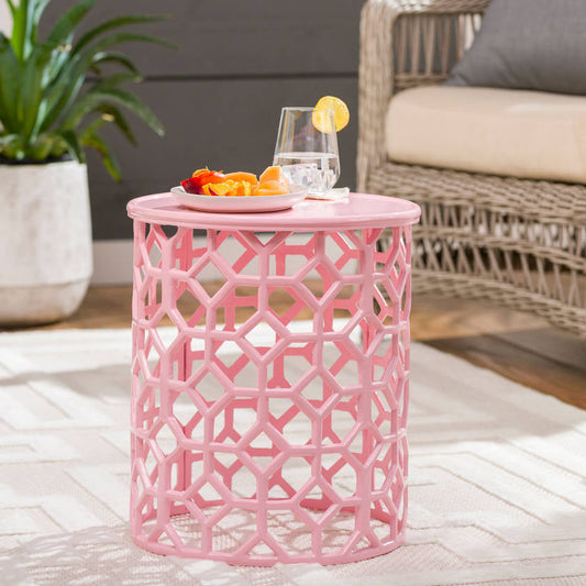 Steyregg Pastel Pink End Table