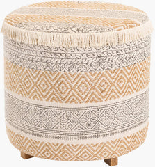 Opuzen Brown Ottoman
