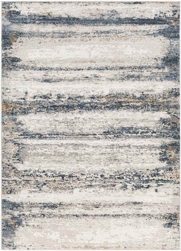 Gravity Modern Navy Area Rug