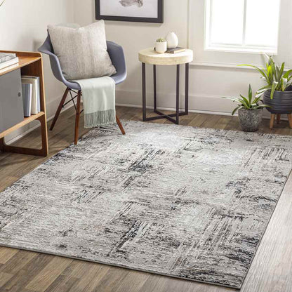 Grinnell Modern Gray Area Rug