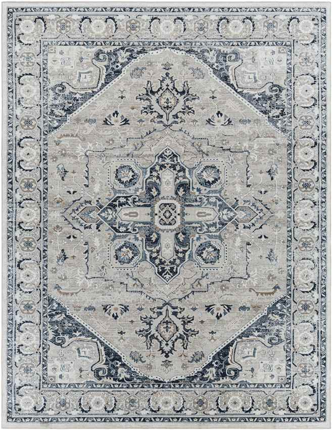 Griswold Traditional Navy Area Rug