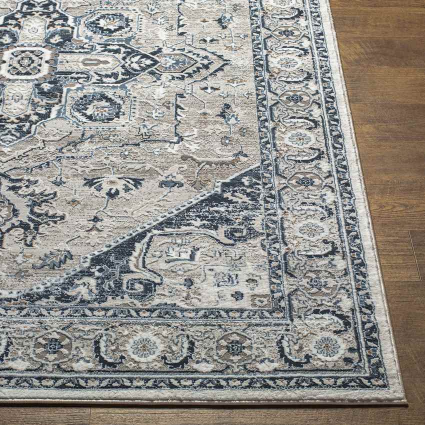 Griswold Traditional Navy Area Rug