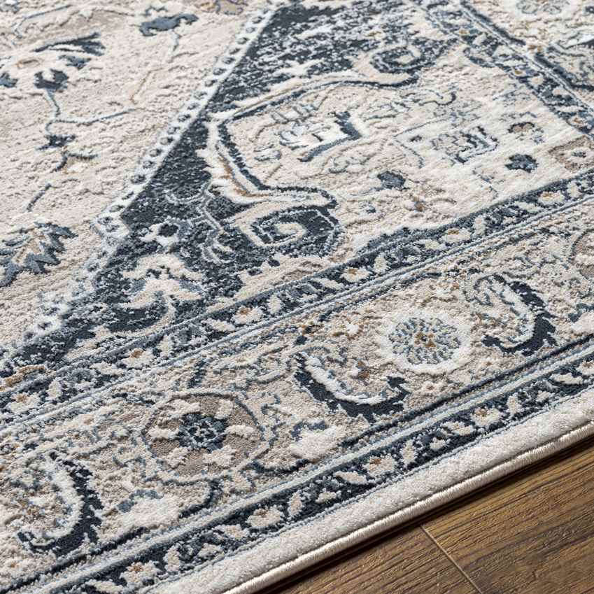 Griswold Traditional Navy Area Rug