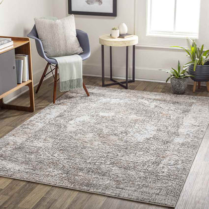 Grundy Center Traditional Taupe Area Rug
