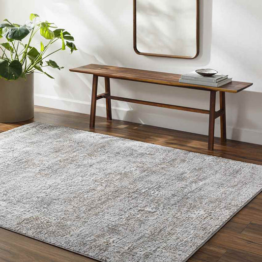 Grundy Center Traditional Gray Area Rug
