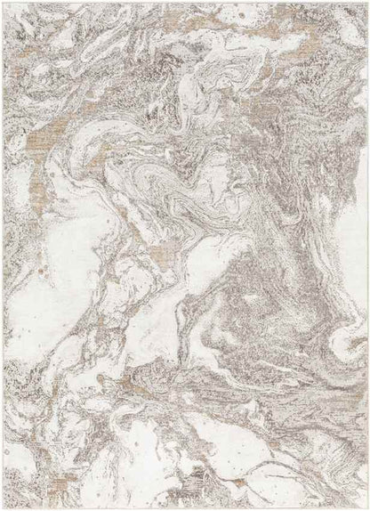 Gruver Modern Light Gray Area Rug