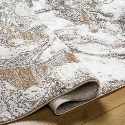 Gruver Modern Light Gray Area Rug