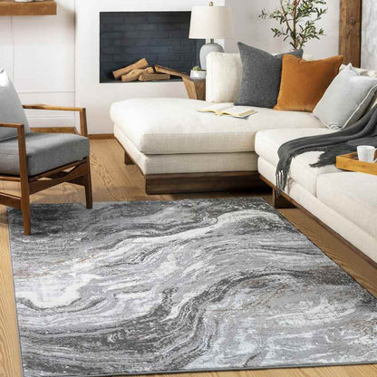 Earlton Modern Gray Area Rug
