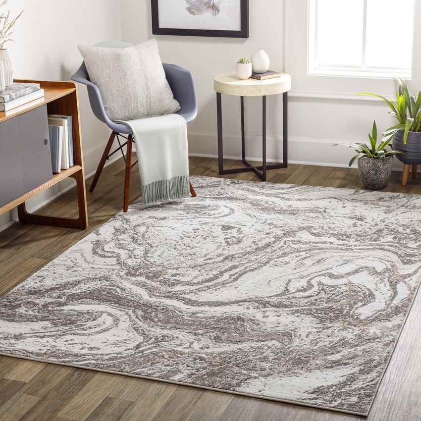 Guttenberg Modern Beige Area Rug