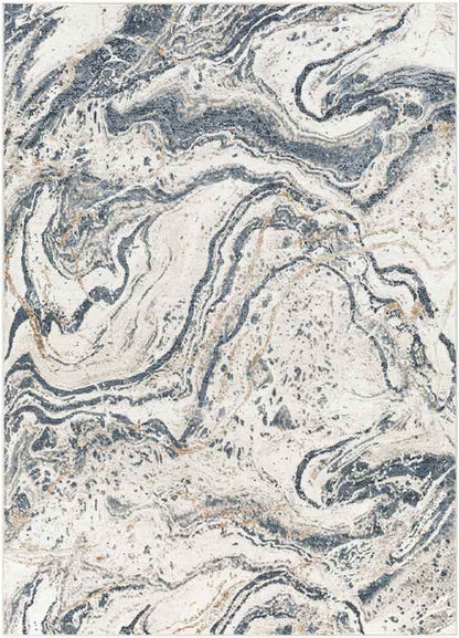 Guttenberg Modern Navy Area Rug