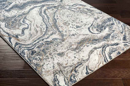 Guttenberg Modern Navy Area Rug