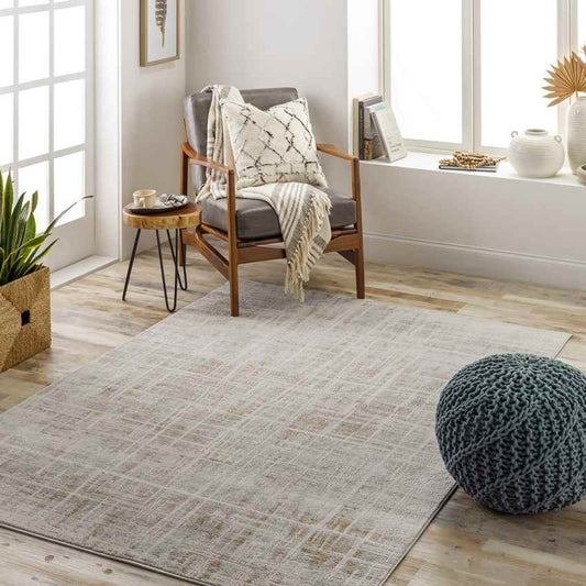 Xylofagou Modern Beige Area Rug