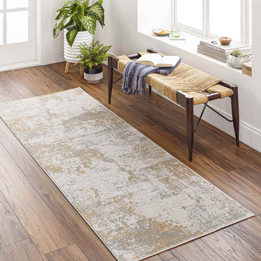 Santalaris Modern Beige Area Rug