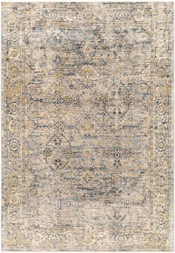 Harpers Ferry Traditional Denim Area Rug