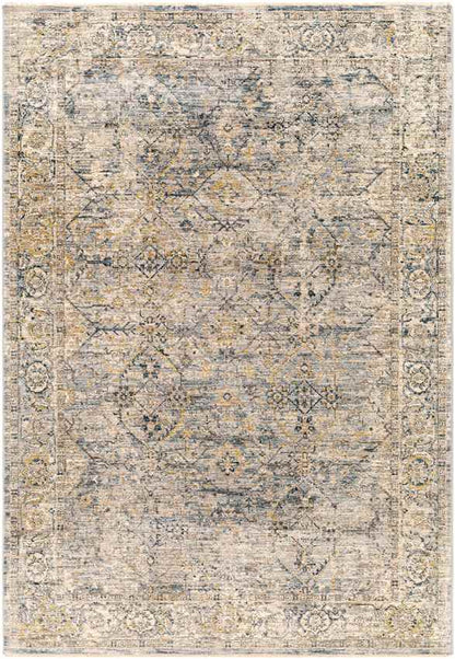 Harpers Ferry Traditional Denim Area Rug