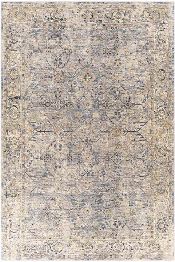Harpers Ferry Traditional Denim Area Rug