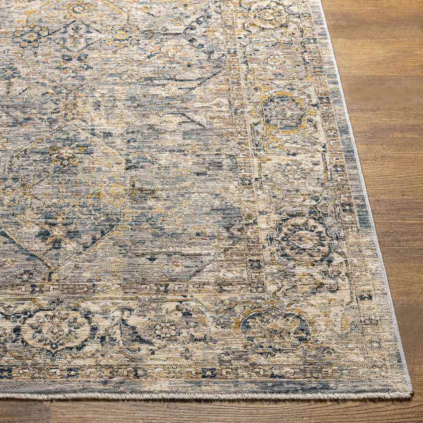 Harpers Ferry Traditional Denim Area Rug